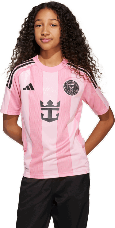 Фланелка adidas Performance Inter Miami CF 25/26 Messi Kids' Home Jersey Розово | JI6816, 4