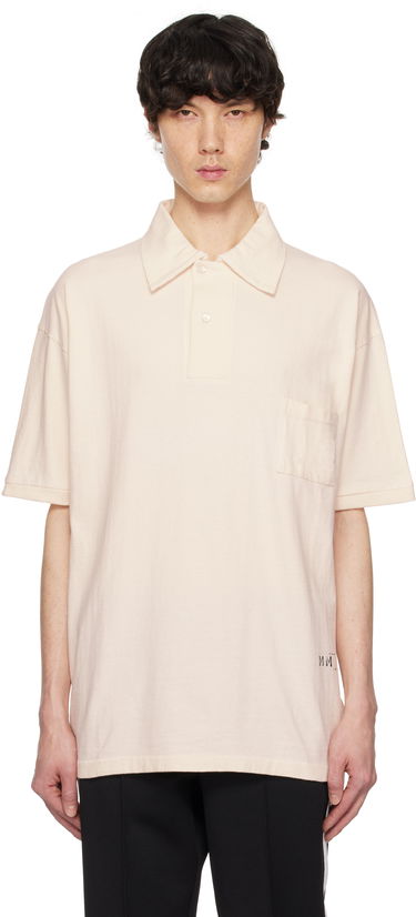 Поло тениска Maison Margiela Maison Margiela Printed Polo Бежово | S50GL0060 M20061, 0