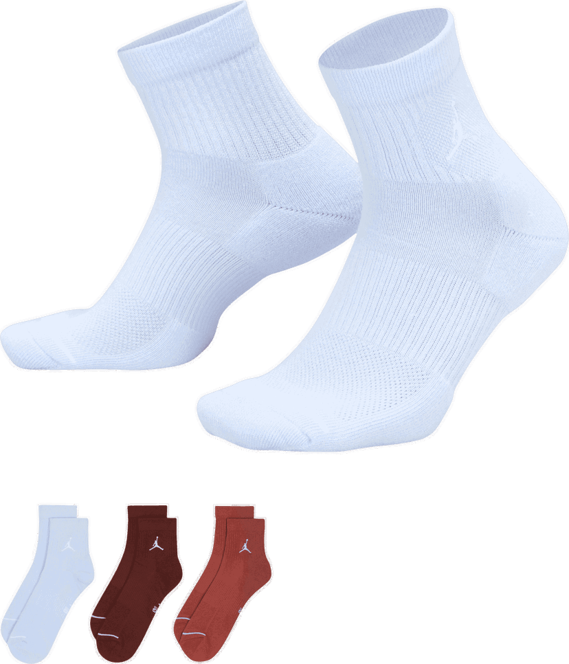 Чорапи Jordan Jordan Everyday Crew 3-Pack Socks Бяло | dx9655-901
