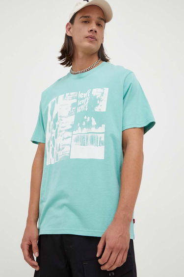 Тениска Levi's ® Tee Тюркоазено | 16143.1167, 0