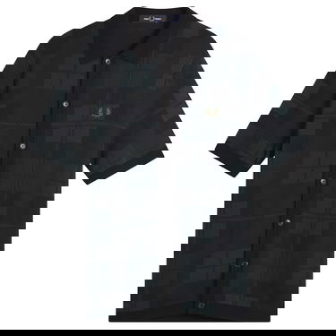 Риза Fred Perry Black Watch Tartan Short Sleeve Collared Knit Shirt Многоцветен | K1553-37A, 1