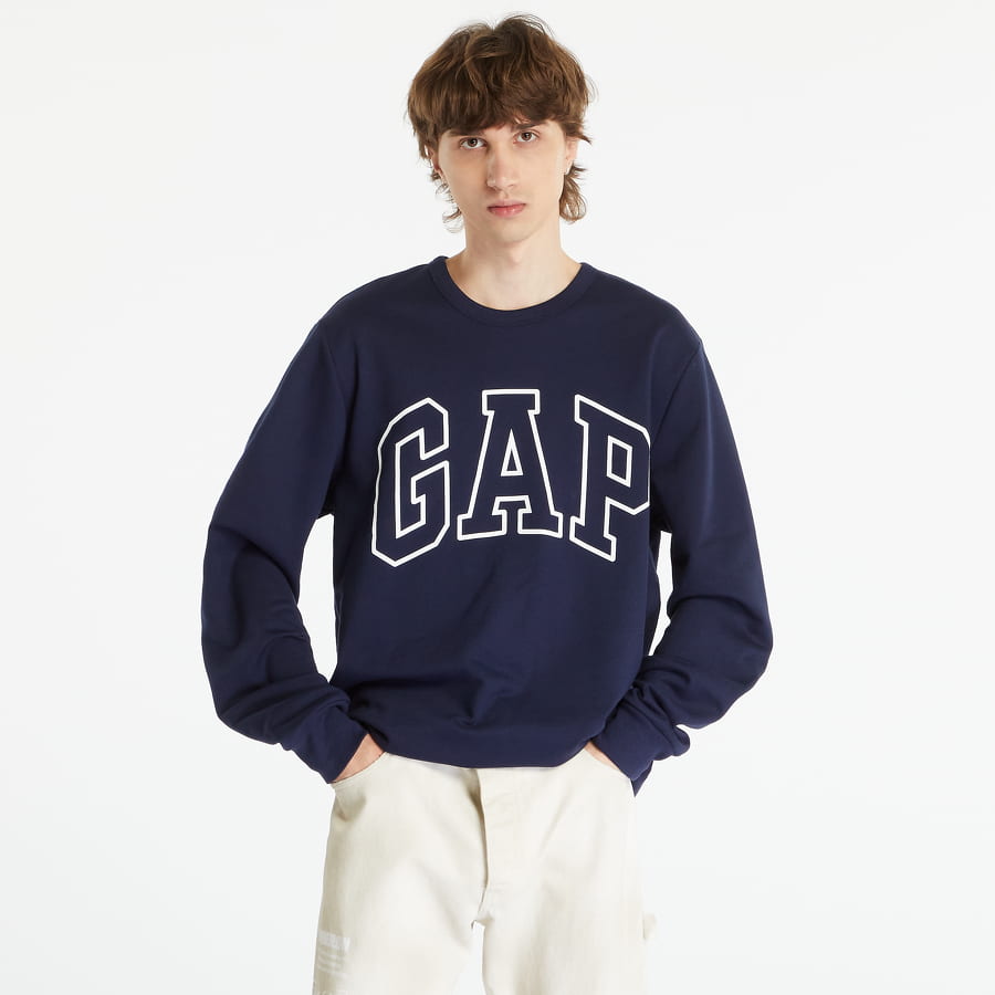 Суитчър GAP LW DB Logo Fleece Sweatshirt Тъмно синьо | 427434-03, 0