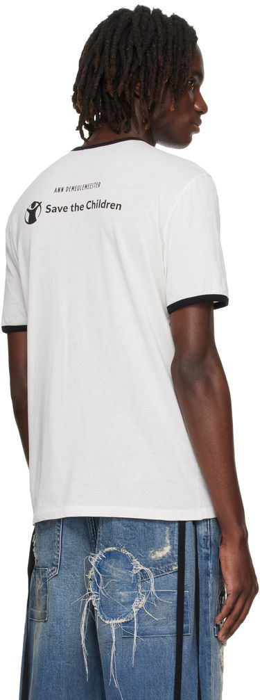 Тениска Ann Demeulemeester Ann Demeulemeester Save the Children Edition Aimar Standard T-Shirt Бяло | B0012876-FA206-003, 2