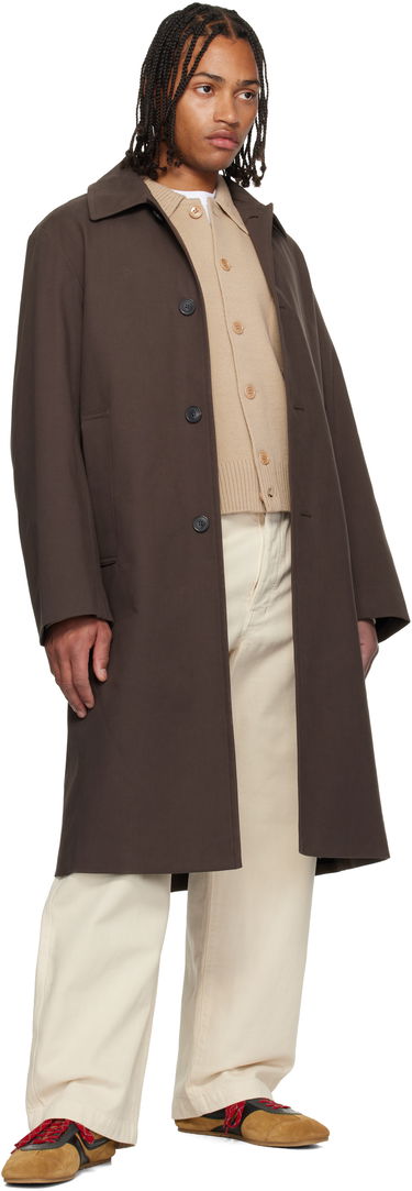 Палта Dries Van Noten Dries Van Noten Cotton Canvas Coat Кафяво | 252-020243-2106, 3