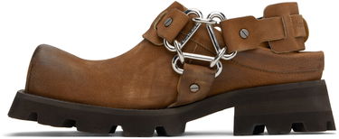 Облекло Acne Studios Acne Studios Leather Buckle Mules Кафяво | BD0342-, 2