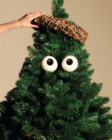 Домашен декор Alessi CAROL 2 Eye Christmas Decoration Set Бяло | PLA01SET1, 2