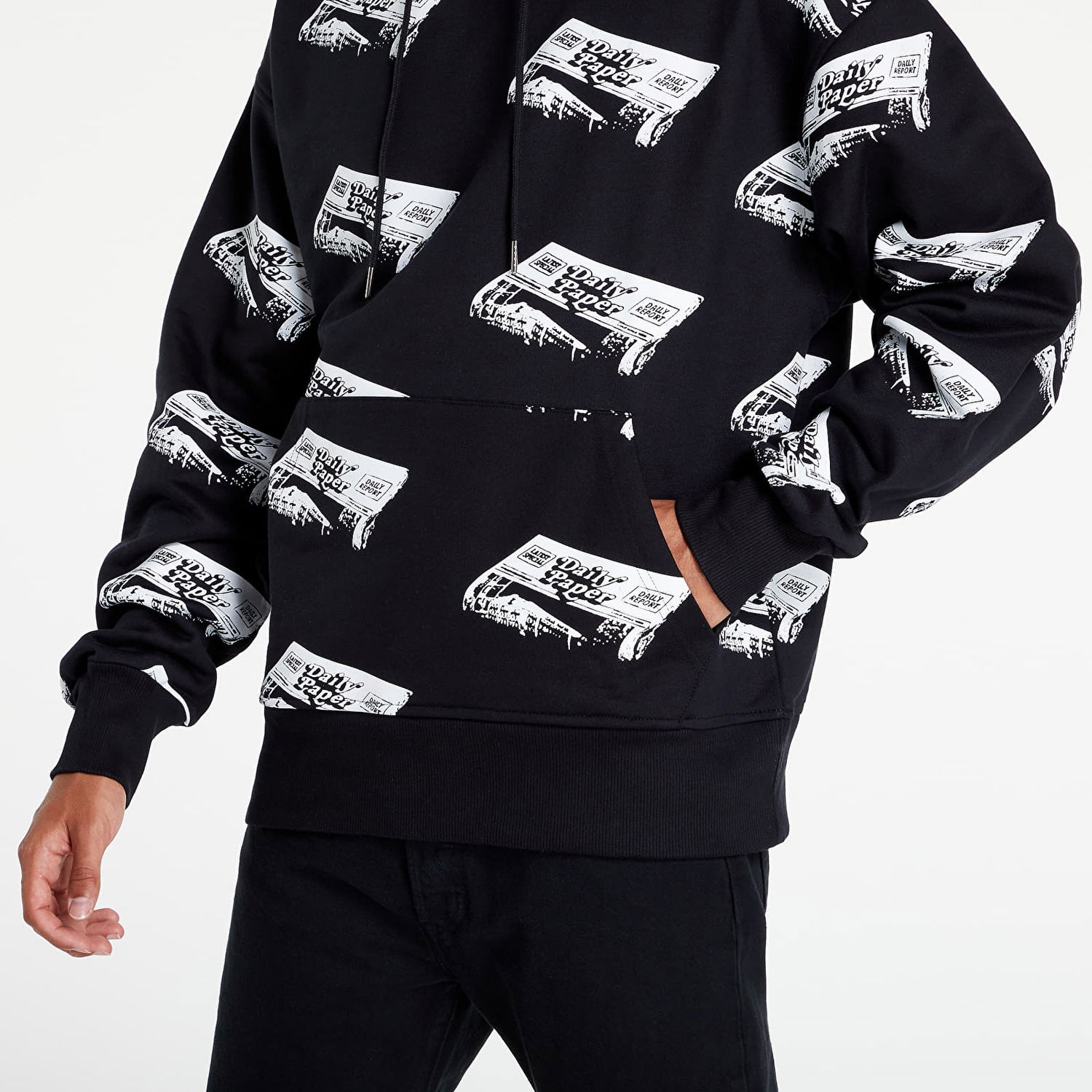 Суитчър DAILY PAPER Nina Hoodie Черно | 2221110, 1