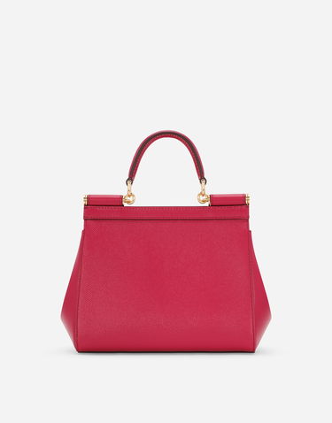 Дамска чанта Dolce & Gabbana Dolce & Gabbana Sicily Medium Top Handle Bag Розово | BB6003A10018I484, 3