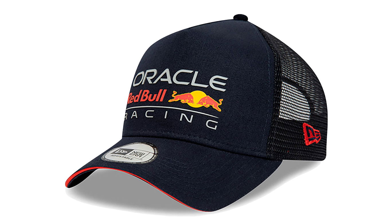 Шапка с козирка New Era Red Bull Racing Essential Blue A-Frame Trucker Cap Черно | 60357194, 0
