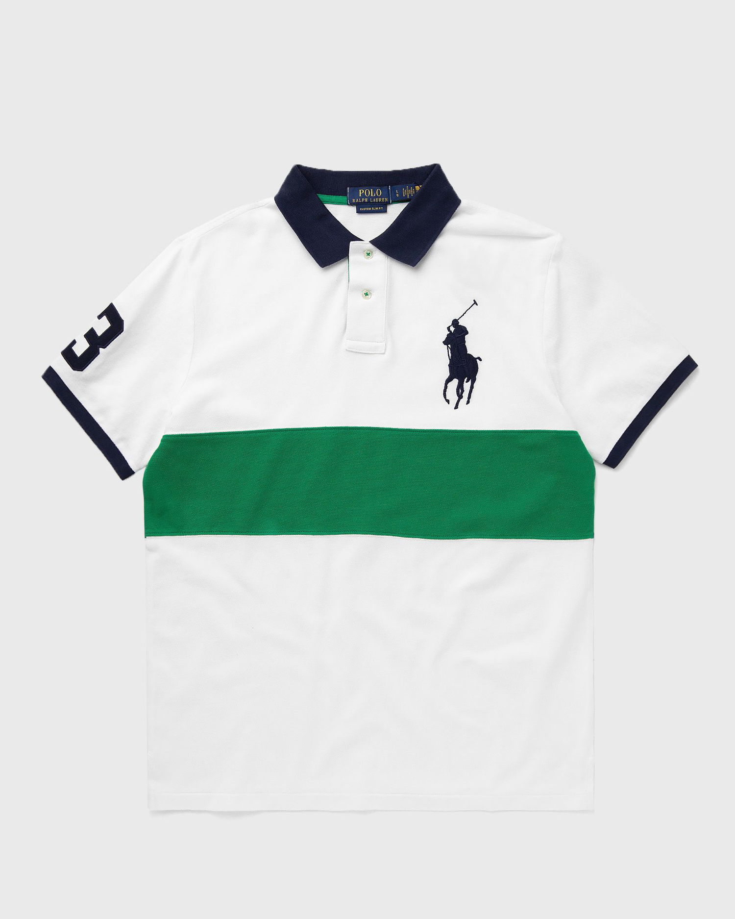 Поло тениска Polo by Ralph Lauren Polo Ralph Lauren Cut and Sew Polo Shirt Бяло | 710969619001, 1