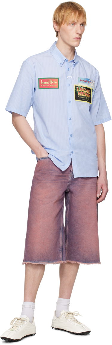Риза Martine Rose Martine Rose Casual Shirt Синьо | 466WS15509, 3