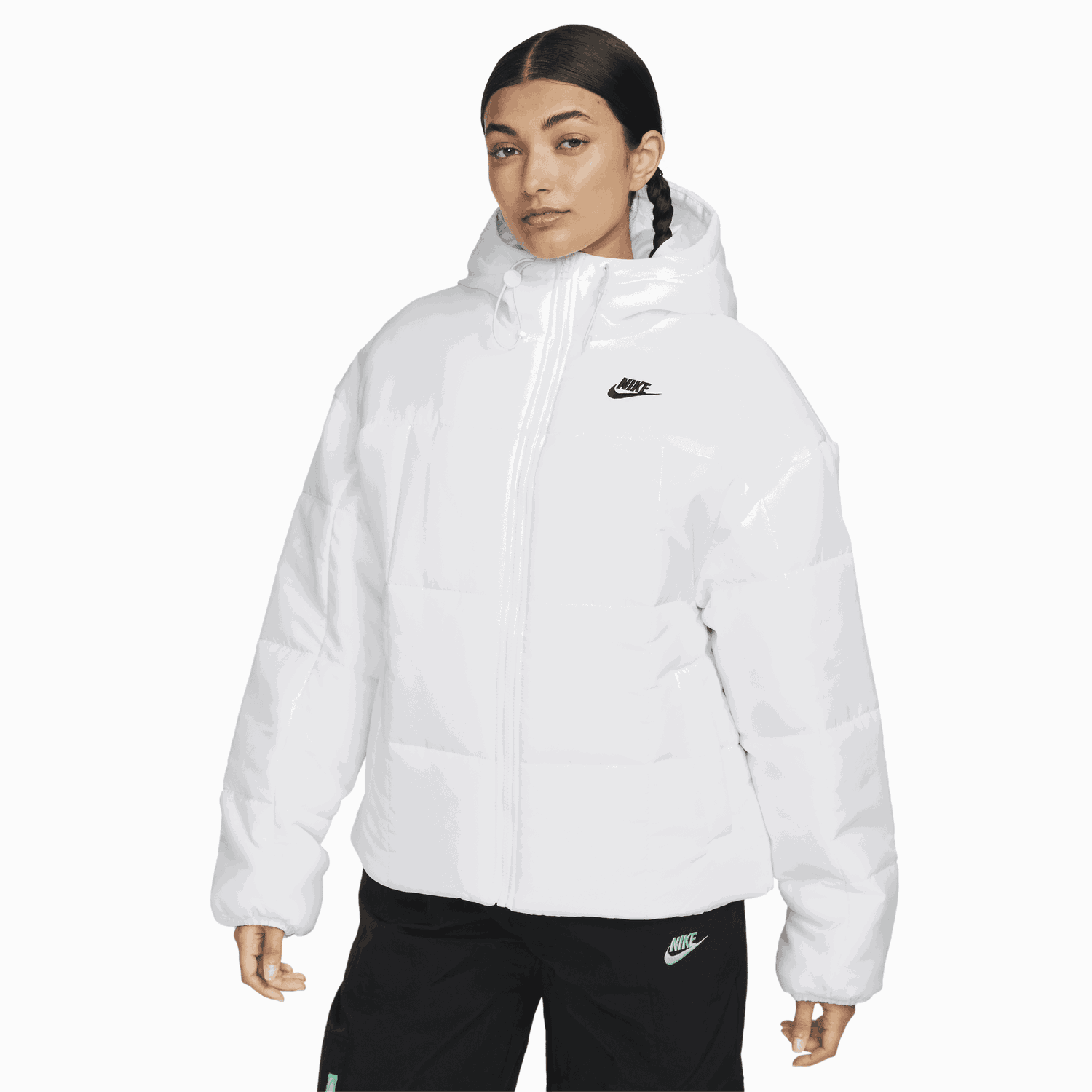 Пухо яке Nike Sportswear Therma-FIT Essentials Бяло | FB7672-100, 0
