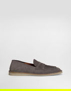 Reversed Calfskin Driver Loafers