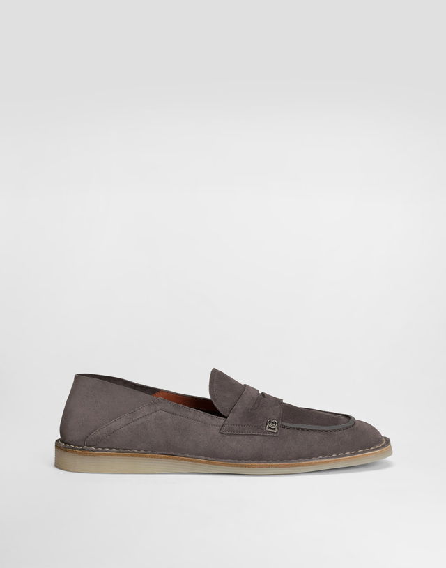 Reversed Calfskin Driver Loafers