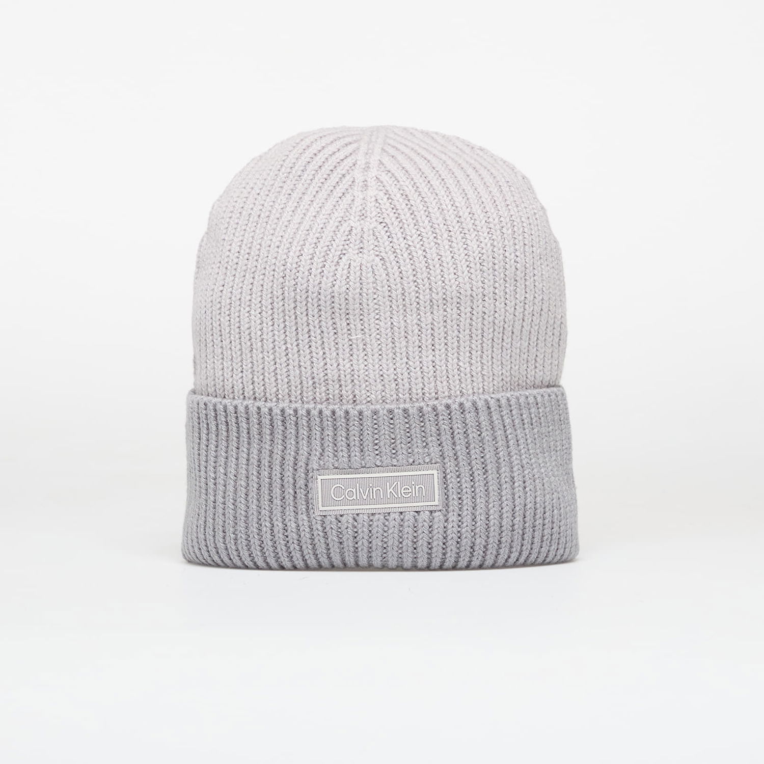 Шапка CALVIN KLEIN Calvin Klein Patch Wool Chunky Hat Сиво | LV04D8029G QBW, 0