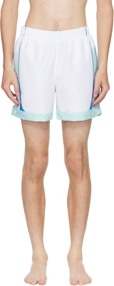 Бански Casablanca Casablanca Logo Swim Shorts Бяло | MPF25-SWM-065-01, 0