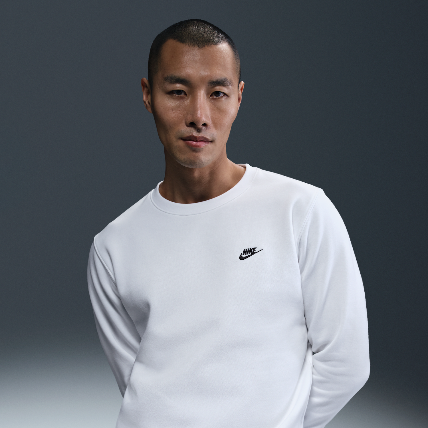 Пуловер Nike Nike Club Fleece Crewneck Sweatshirt Бяло | FN3886-100, 0