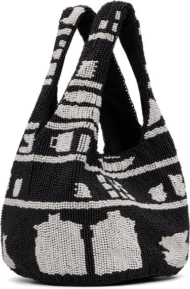 Голяма пазарска чанта JW Anderson JW Anderson Mini Beaded House Pattern Shopper Tote Многоцветен | HB0744-FA0470, 1