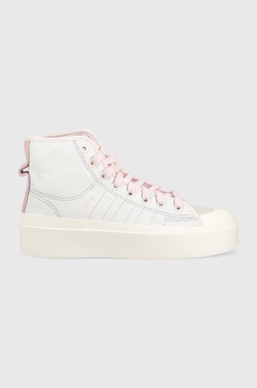 Кецове и обувки adidas Originals NIZZA BONEGA MID Бяло | GW6761, 0
