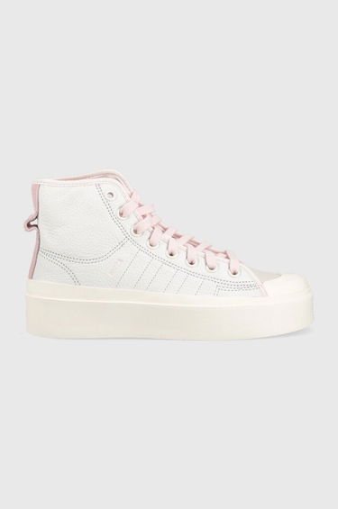Кецове и обувки adidas Originals NIZZA BONEGA MID Бяло | GW6761, 0