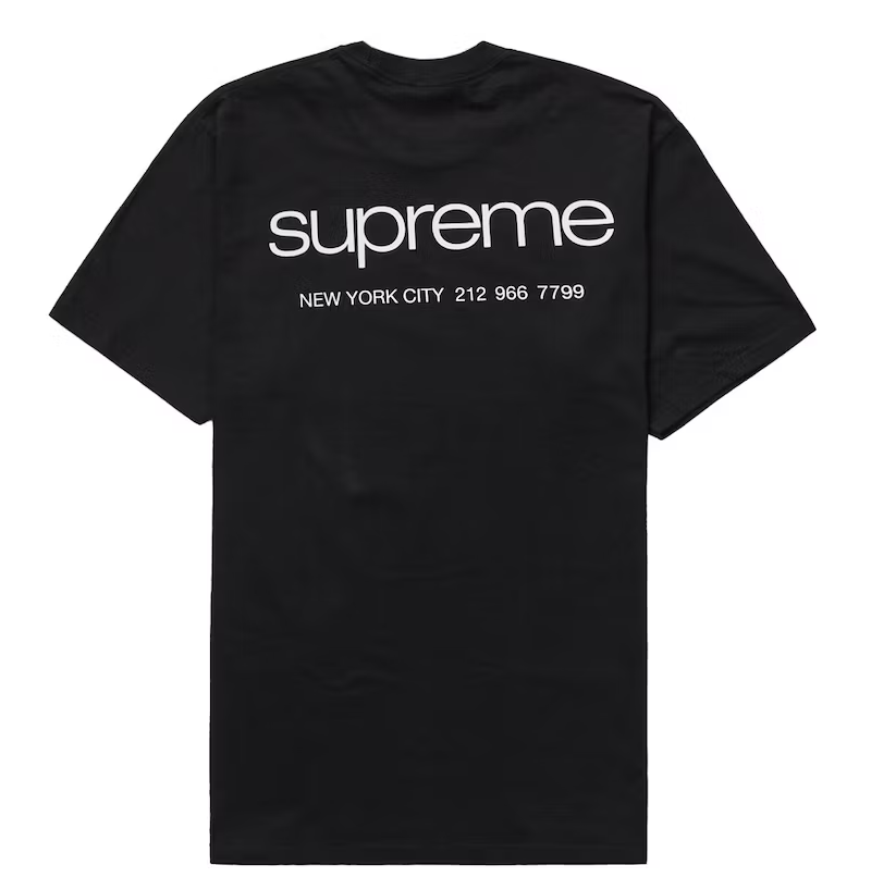 Тениска Supreme NYC Tee Черно | FW23T56 BLACK, 1