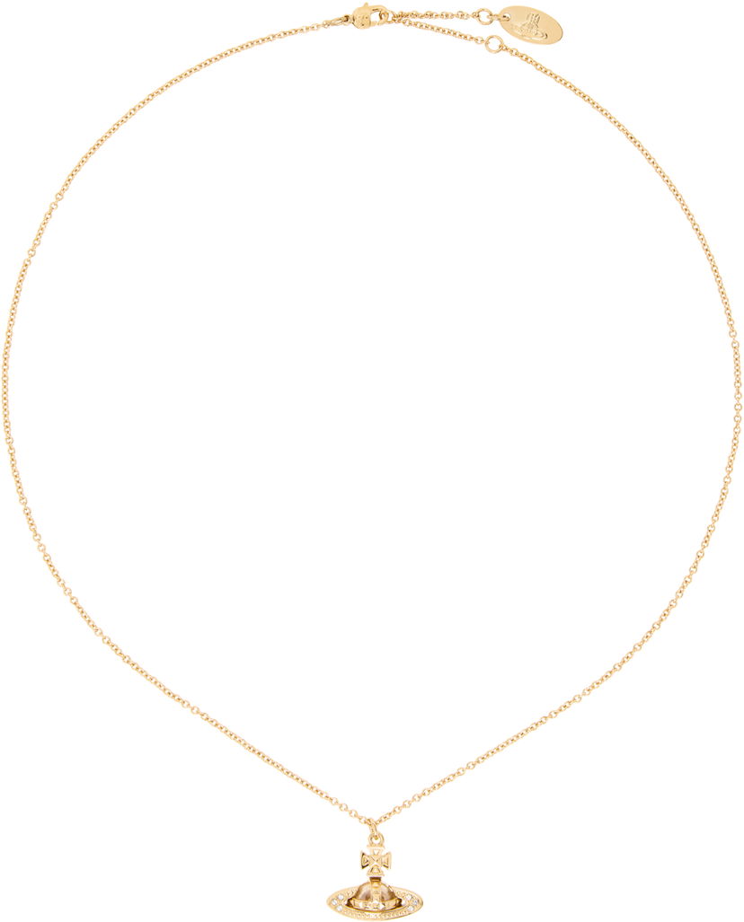 Колие Vivienne Westwood Pina Small Bas Relief Pendant Necklace Металик | 63020160-02R108-CN