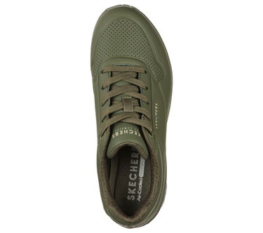 Кецове и обувки Skechers Uno Зелено | 73690-OLV, 4