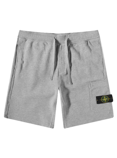 Къси панталони Stone Island Garment Dyed Sweat Shorts Сиво | 101564651-A0M64