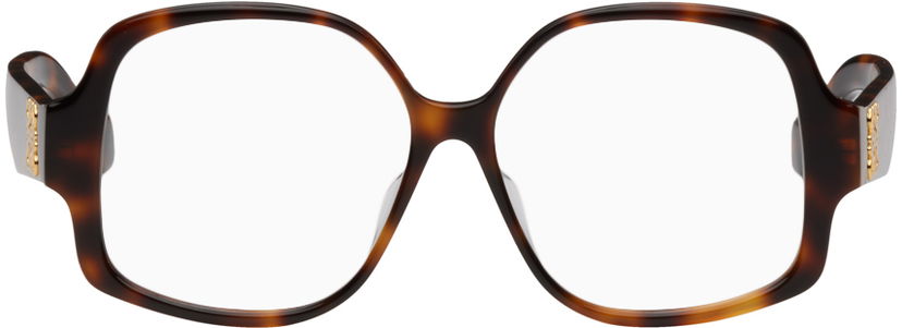 Слънчеви очила Loewe Tortoiseshell Round Glasses Кафяво | LW50051FW55052