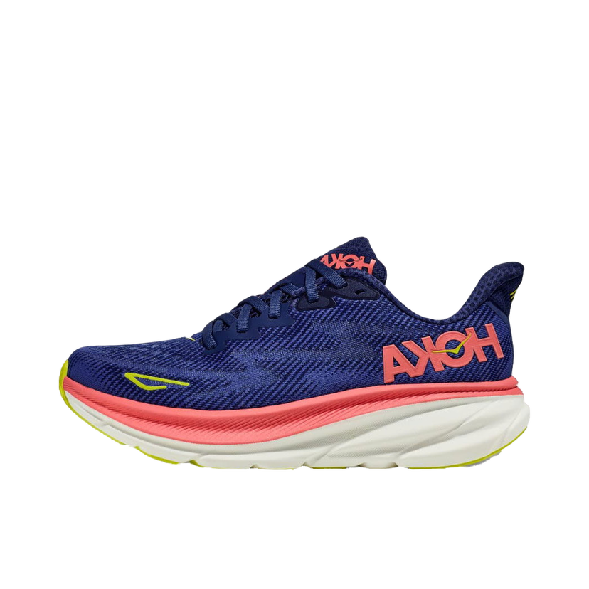 Бягане Hoka One One Clifton 9 Evening Sky Coral (Women's) Черно | 1127896-EVN