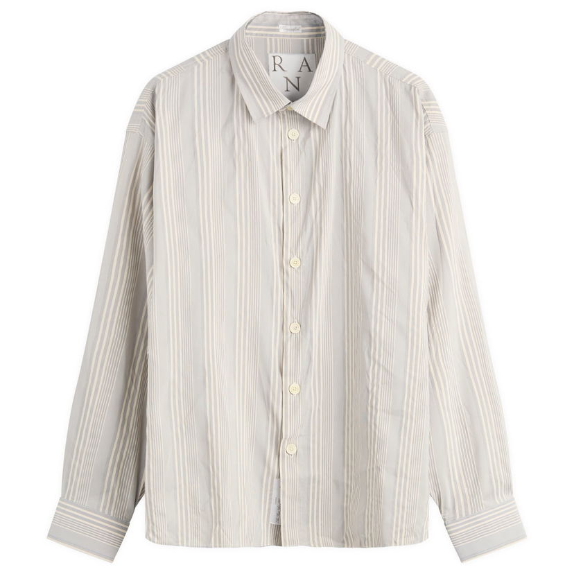 Риза Ranra Ranra Classic Striped Shirt, Size Large Синьо | AMFW25LS01545-R020