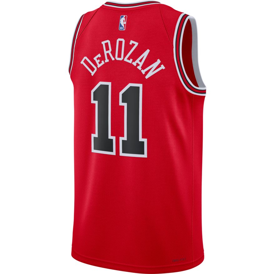 Фланелка Nike Dri-FIT NBA DeRozan Demar Chicago Bulls Icon Edition 2022/23 Swingman Jersey Червено | DN2000-658, 1