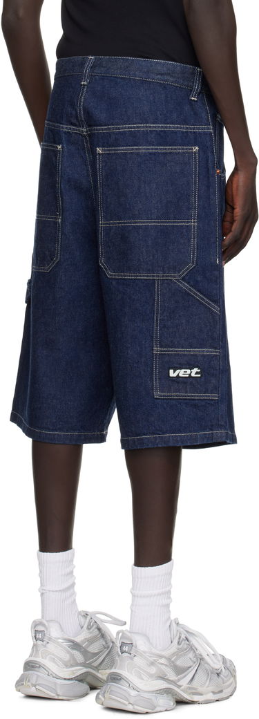 Къси панталони VETEMENTS Vetements Hip-Hop Denim Shorts Синьо | UH76DP125N, 2