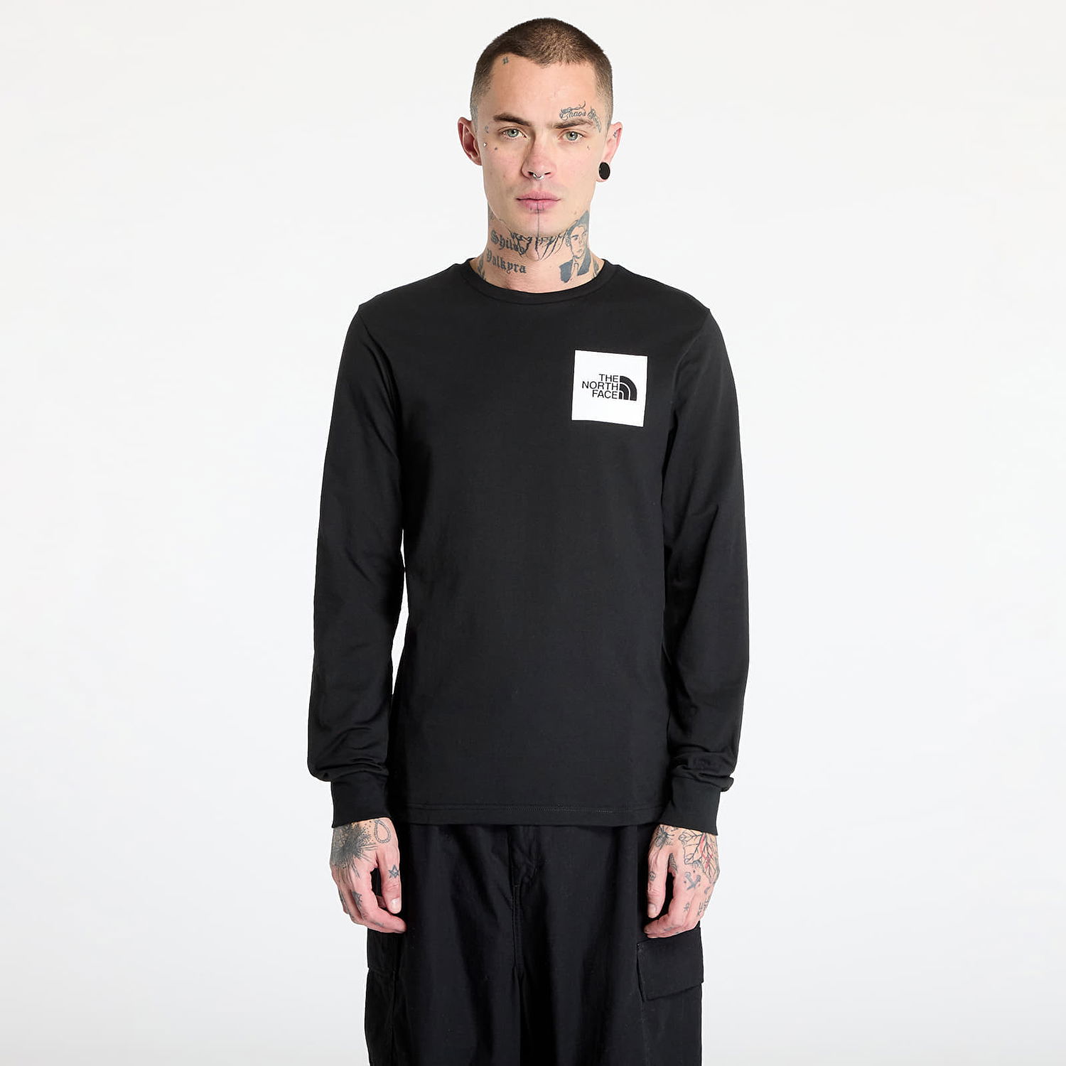 Тениска The North Face Longsleeve Fine Tee TNF Black Черно | NF0A8A6PJK31, 0