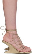 Rick Owens Hollywood Web Cantilever Heeled Sandals