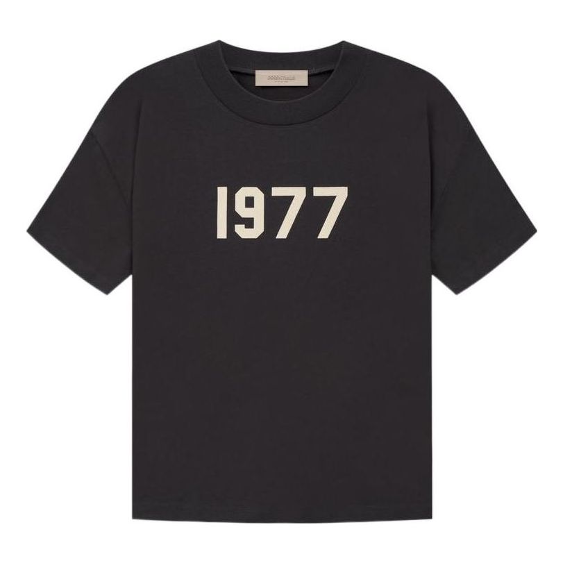 Тениска Fear of God Fear of God Essentials 1977 Logo T-Shirt Черно | 125BT212000F, 0