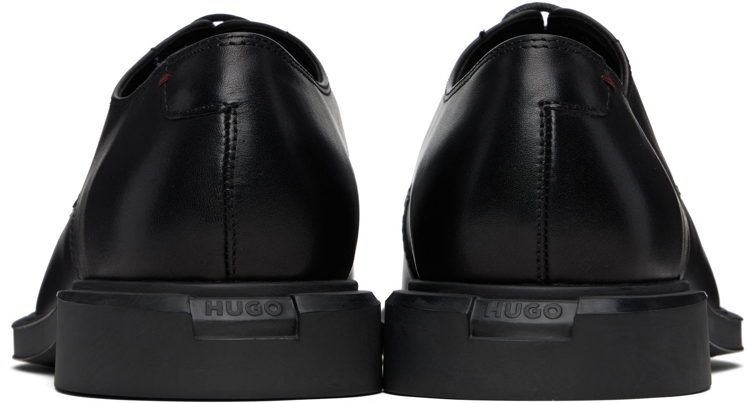 Кецове и обувки BOSS Rubber-Sole Leather Derbys Черно | 50529049, 1