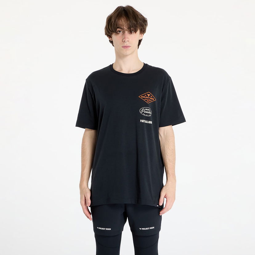 Тениска Under Armour Project Rock Short Sleeve Tools T-Shirt Black/ Team Orange Черно | 1386907-001