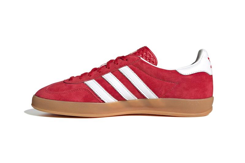 Кецове и обувки adidas Originals Gazelle Indoor Червено | H06261, 0