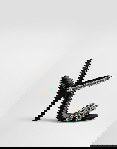 Аксесоари Dolce & Gabbana Dolce & Gabbana Embroidered Slingback Heels Черно | CR1931AX14080999, 0