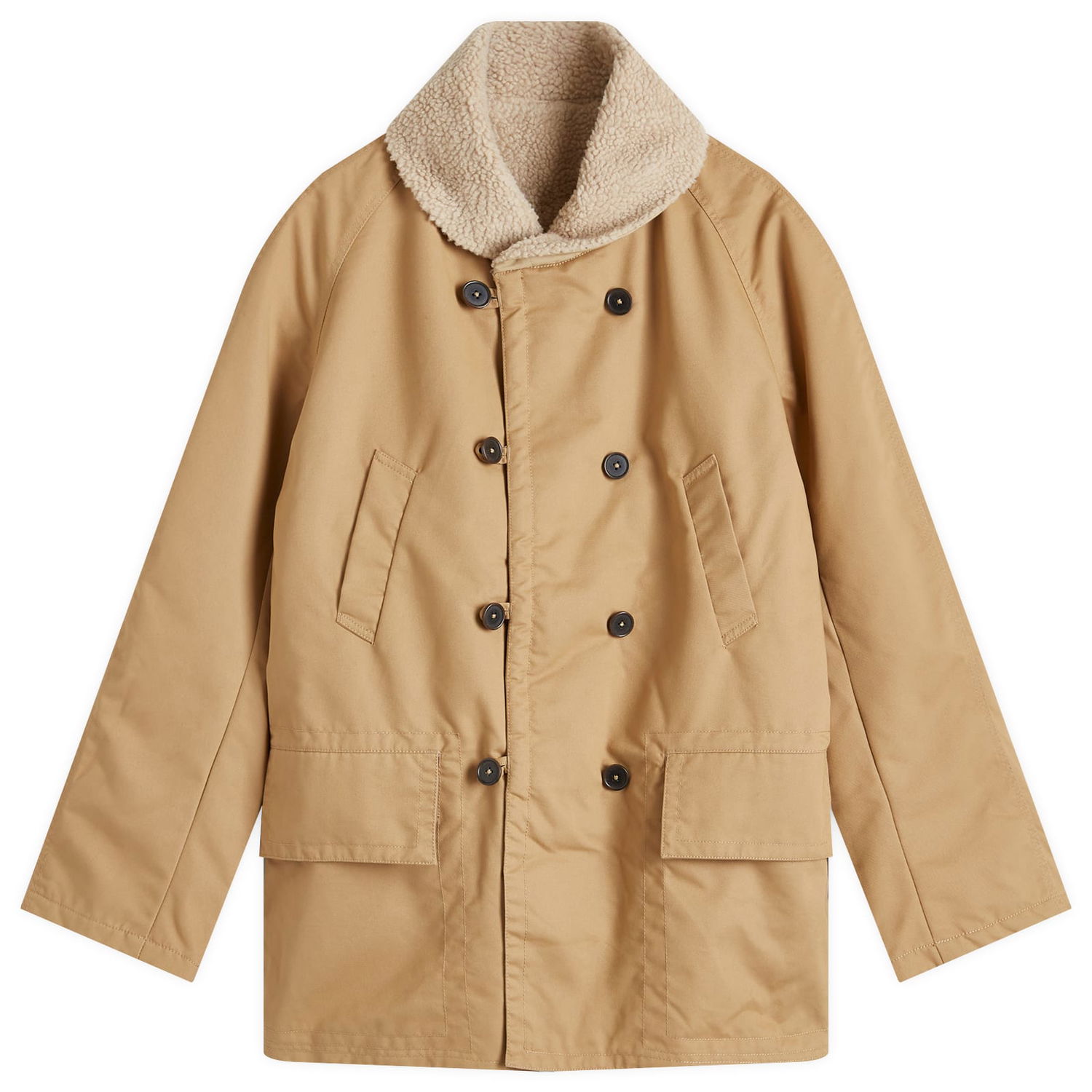Палта Universal Works Reversible Mackinaw Jacket Бежово | 31107-SND, 0