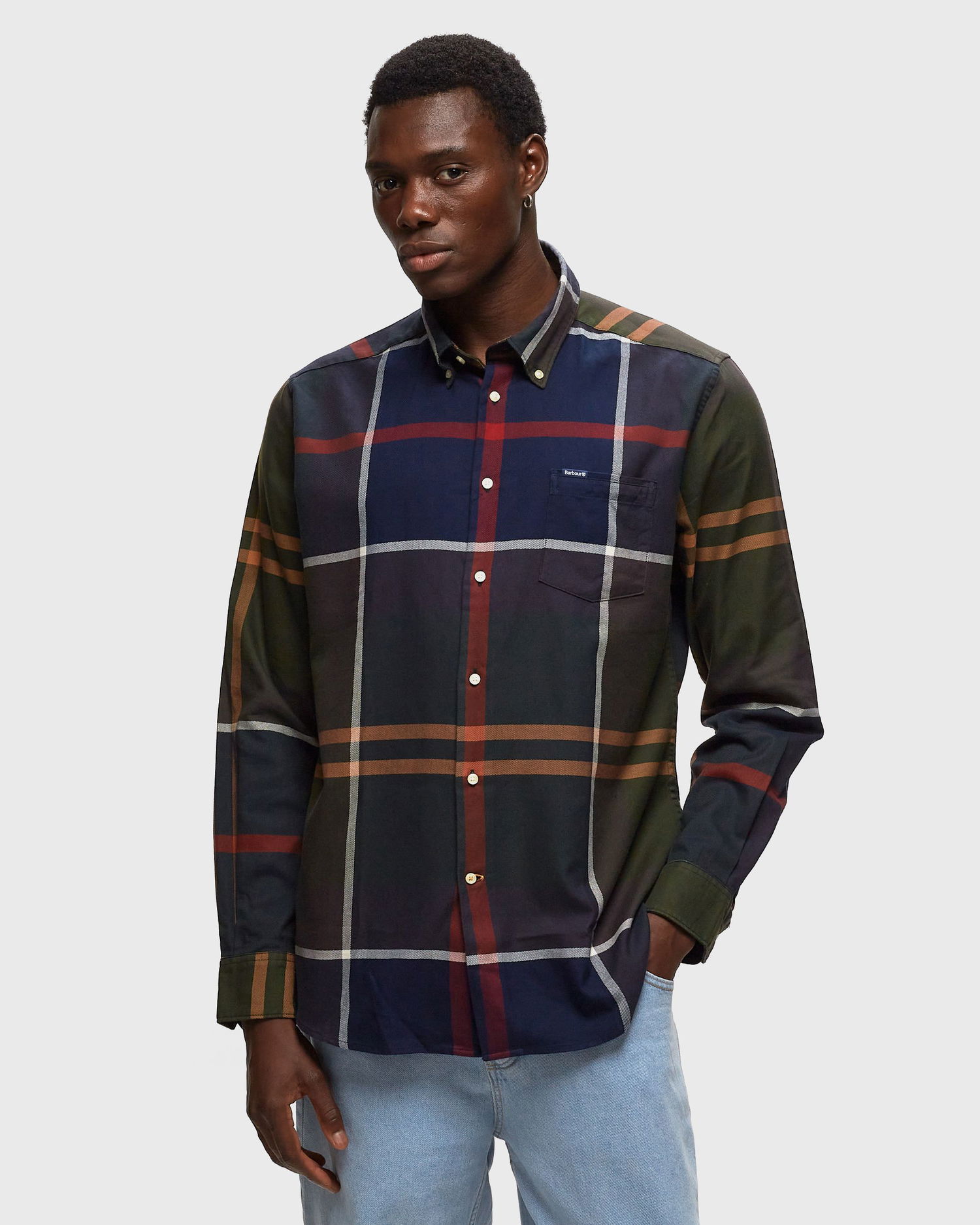 Риза Barbour Dunoon Taillored Fit Shirt Многоцветен | MSH4980TN51, 1