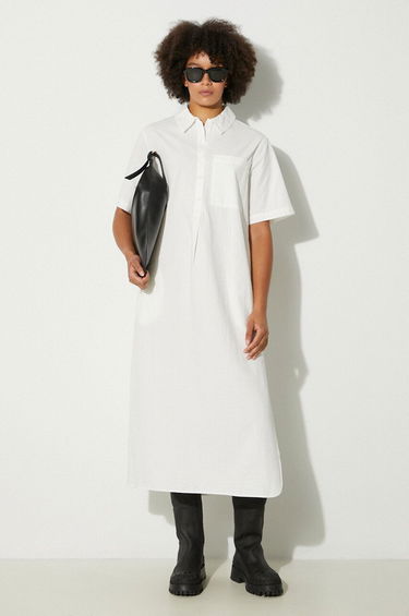 Pокля WOOD WOOD Midi Oversize Dress Бяло | 12211102.1172, 0