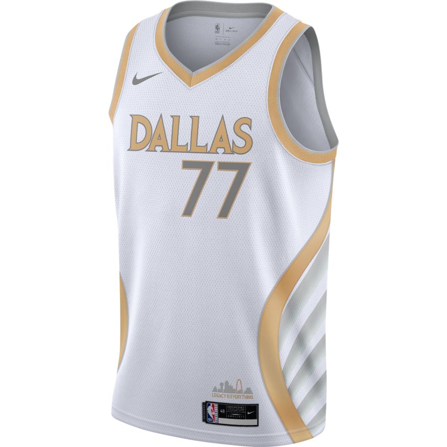 Фланелка Nike Luka Doncic Dallas Mavericks City Edition Jersey Бяло | CN1723-101, 0