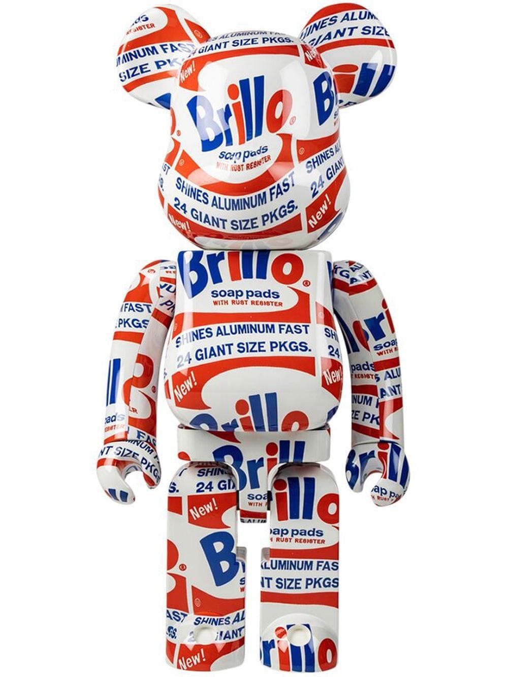 Колекционерско Medicom Toy Andy Warhol "Brillo" BE@RBRICK figure - White Многоцветен | MEDI010519619601, 0