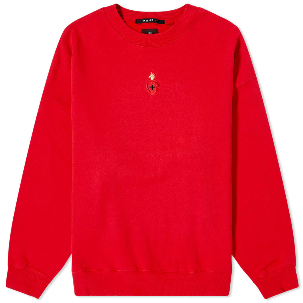 Суитчър Ksubi Logo Crew Sweat Червено | WFA22FL011, 0