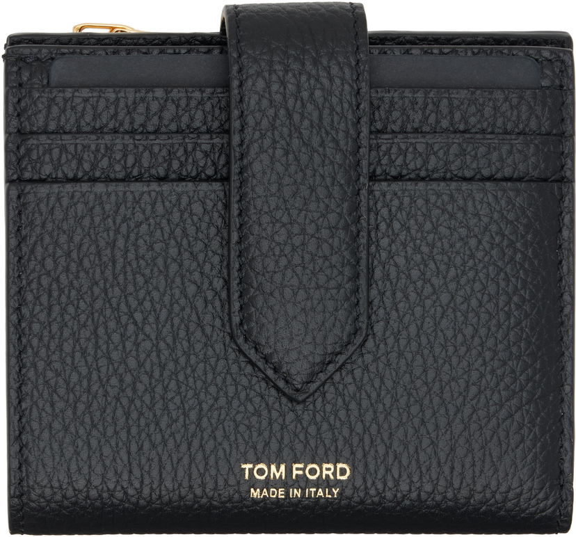 Портфейл Tom Ford Tom Ford Soft Grain Leather Wallet Черно | Y0399-LCL158G