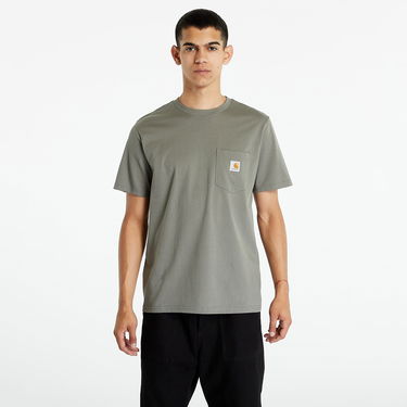 Тениска Carhartt WIP Short Sleeve Pocket T-Shirt Green Сиво | I030434.1NDXX, 0
