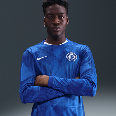 Фланелка Nike Chelsea FC Stadium 2025/26 Dri-FIT Replica Long Sleeve Jersey Синьо | HV9258-496, 4