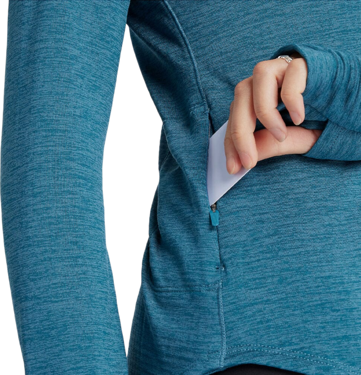 Суитчър New Balance Athletics Heat Grid 1/2 Zip Синьо | wt43200-tum, 1